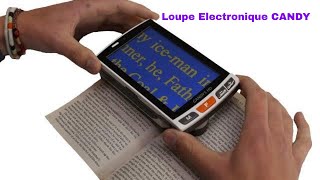 Comment lire en gros caractères grâce à la loupe électronique CANDY [upl. by Odeen240]