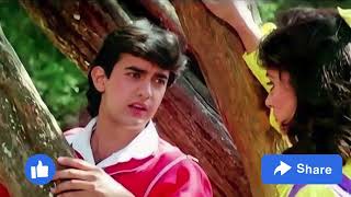 MUJHE NEEND NA AAYE  मुझे नींद न आये  Dil  Anuradha Paudwal  Udit Narayan  90s Romantic Song [upl. by Roberto]