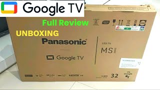 Panasonic Android Google Tv Latest Update📺  TH32MS670DX  Blootooth Audio Link Option⚡Google tv [upl. by Matazzoni]