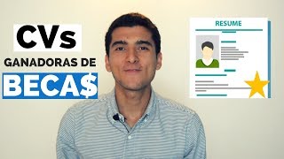 CVs Ganadoras de BECAS  Consejos para redactar currículos exitosos [upl. by Sascha]