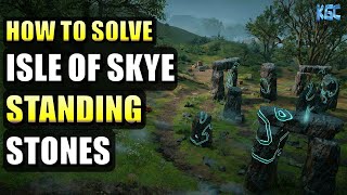 AC Valhalla  How to solve the Isle Of Skye Standing Stones Puzzle [upl. by Adnauqal]