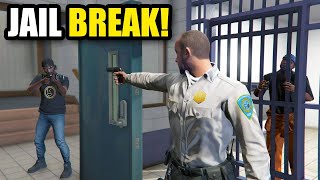 HOW TO BREAK SOMEONE OUT OF JAIL POLICE STATION HEIST  GTA 5 THUG LIFE 550 [upl. by Malvina385]