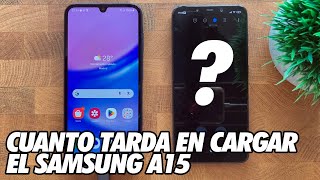 Cuanto Tiempo Tarda en Cargar el Samsung A15 [upl. by Viole]