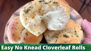 Easy NO Knead Cloverleaf Rolls  St Patricks Day Dinner Rolls [upl. by Agneta]