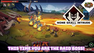 Be The Raid Boss In This Deckbuilding Roguelike  None Shall Intrude [upl. by Ahsimac]