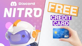 How To Get a FREE Credit Card For Discord Nitro 2023 Step by Step [upl. by Fechter42]