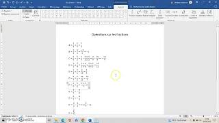 Opérations sur les fractions partie 1 [upl. by Brindell]