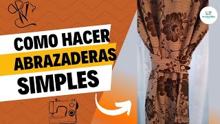 ¡Como hacer abrazaderas simples [upl. by Berga]