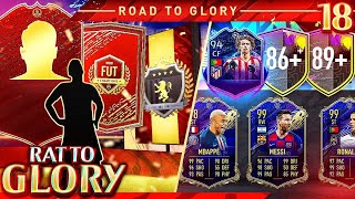 THE BIGGEST EPISODE YET WL REWARDS 2 x 89 PACK 86 PICK SBC FELIX FIFA20 PC RAT TO GLORY 18 [upl. by Pitchford]