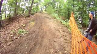 Kahlenberg Downhill Bank 1 Saar MTB Marathon 2013 in StIngbert [upl. by Natal]