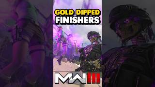 MW3  John Does quotFlesh Stripped and Gold Dippedquot Finishing Move [upl. by Faustus]