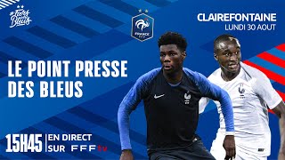 Le replay du point presse des Bleus depuis Clairefontaine I Equipe de France 2021 [upl. by Yorle]