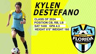 Kylen DeStefano SFFA Week 2  MLS Next and UPSL Highlights [upl. by Varuag]