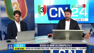 Napoli tra scudetto e calciomercato spuntano due nomi le ultime su Giuntoli e Spalletti 🔴CN24 Live [upl. by Utimer]