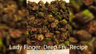 Lady Finger Deep Fry Recipe  Crispy amp Delicious [upl. by Sansen145]