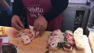 The best Sicilian Panino in Siracusa quotDa Borderiquot [upl. by Carny]