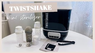 UNBOXING TWISTSHAKE 5in1 Steam Sterilizer And Review  Twistshake Anti Colic Baby Bottles [upl. by Carman]