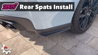 STI Rear Spats Install [upl. by Ocsisnarf]