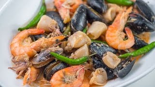 Seafood Bicol Express Recipe  How to Cook Bicol Express  Panlasang Pinoy [upl. by Serafina]