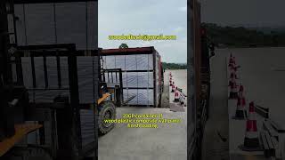 20GP container of wood plastic composite wall panel finish loading woodplasticcompositewallpanel [upl. by Nyleikcaj753]