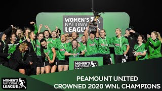 Peamount United crowned 2020 WNL champions [upl. by Culliton]