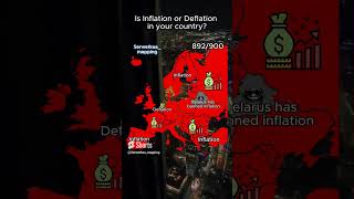 Is Inflation or Deflation in your country Source EnfeMapping shorts mapping [upl. by Sharron903]