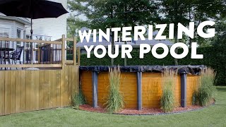 How to winterize your above ground pool  Club Piscine Super Fitness [upl. by Aurie1]