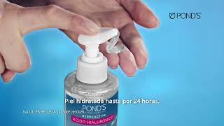 Prueba el Limpiador Facial Pond´s® Ácido Hialurónico [upl. by Ymar]