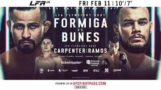 LFA 124 Jussier Formiga vs Felipe Bunes Full Card Betting Breakdown and Predictions [upl. by Soirtemed]