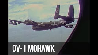 OV1 Mohawk Flying Missions in Vietnam  Stock Footage [upl. by Jacki541]