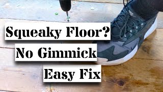 How To Fix Creaking  Squeaking  Floorboards Under Carpet  DIY [upl. by Aitnuahs]