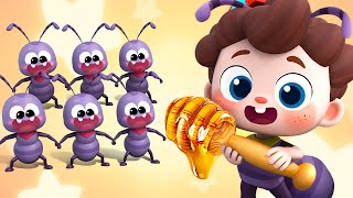 Ants Go Marching  Learn Numbers  Nursery Rhymes for Babies  BabyBus [upl. by Spielman]