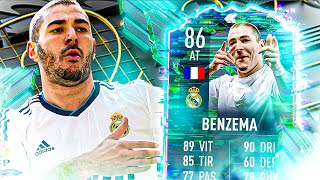 JE TESTE 86 KARIM BENZEMA FLASHBACK  rentable ou douille  🇫🇷   FIFA 22 Ultimate Team [upl. by Phelan835]