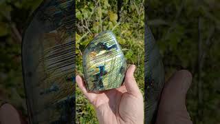 Labradorite Lives a Double Life crystal crystals minerals nature gems minerals [upl. by Arihsak855]