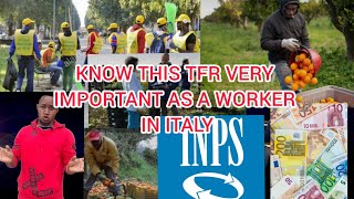 Goodnews TFR as a worker in Italy🇮🇹 INPS REJECTING REDDITO DI EMERGENZA [upl. by Ainival]