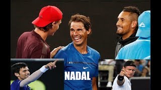 Rafael NADAL ESP 🎾 Brilliant passing shot 🎾 Kyrgios Thiem Djokovic Berdych Hewitt speechless [upl. by Aenyl]