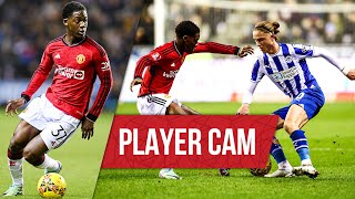 A Man Of The Match Display 🤩  Kobbie Mainoo Player Cam 🎥  Wigan 02 Man Utd [upl. by Andria]