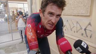 Geraint Thomas  Interview at the finish  Stage 1  Giro dItalia 2023 [upl. by Aurelius]