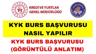 KYK Burs Başvurusu Nasıl Yapılır  KYK Burs Kredi Başvurusu Nasıl Yapılır [upl. by Jeremy795]