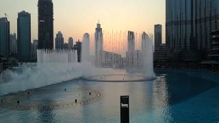 Dubai Fountain  Sama DubaiArabic Song [upl. by Haduj]