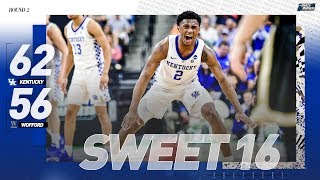 Kentucky vs Wofford Second round NCAA tournament extended highlights [upl. by Tadio973]