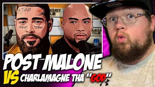 Post Malone Makes Charlamagne tha God Look Stupid  K1NGMAK3R Reacts [upl. by Nickolas]