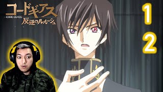 LELOUCH HAS POWERS NOW  CODE GEASS EPISODE 1 amp 2 REACTION [upl. by Ycnan961]