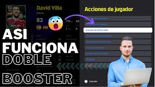 EFOOTBALL 2025  ASI FUNCIONA EL DOBLE BOOSTER  POTENCIADOR ‑ CASO REAL DAVID VILLA efootball2025 [upl. by Lowenstein994]