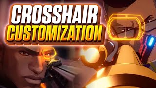 Crosshair Customization for the Valorant Game [upl. by Annawyt]