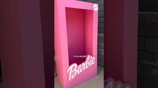 HER OWN LIFE SIZE BARBIE BOX🩷 [upl. by Aneger767]