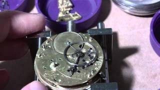 How I take apart a fusee pocket watch Perry Liverpool [upl. by Riggall]