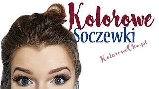 Soczewki kontaktowe kolorowe dla początkujących Kolorowe Oko 043 [upl. by Gleason]