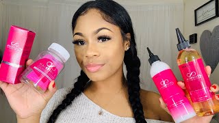 HAIRFINITY HAIR REVIEW  ASHLEY DI’JONE [upl. by Thorrlow]