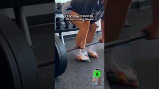 STOP Lifting In Running Shoes❌ [upl. by Adnorhs]